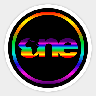 ONE PLANET Sticker